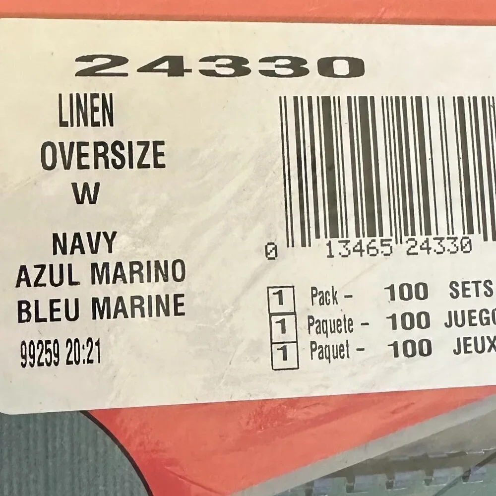 Ibico Linen Presentation Covers Navy Blue 11 1/4